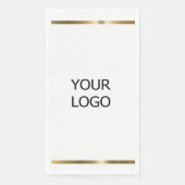 Serviette En Papier personnaliser ajouter votre logo personnalisé nom  (Devant)