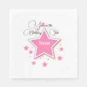 Serviette En Papier Personnaliser Avec Un Papier STAR De Nom (Devant)