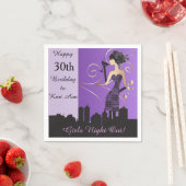 Serviette En Papier Personnaliser Classy Anniversaire serviettes pour  (En situation)