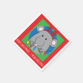 Serviette En Papier Personnaliser Cocktail de Noël Napkins Christsouri (Coin)