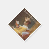 Serviette En Papier Personnaliser Comment être une reine Joyeux annive (Coin)