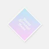 Serviette En Papier Personnaliser la Personnaliser avec nom et photo A (Coin)