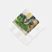 Serviette En Papier Personnaliser l'action de grâces unique (Coin)