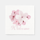 Serviette En Papier Personnaliser les fleurs Sakura (Devant)