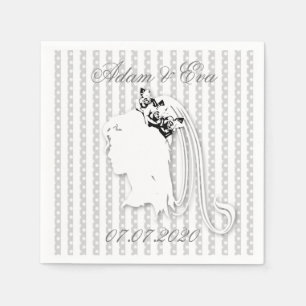 Serviette En Papier Personnaliser les noms