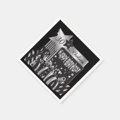 Serviette En Papier Personnaliser les serviettes de fête d'anniversair (Coin)