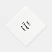 Serviette En Papier Personnaliser ou Customiser (Coin)