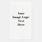 Serviette En Papier Personnaliser ou Customiser (Devant)