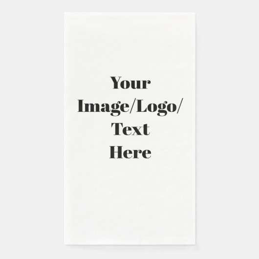 Serviette En Papier Personnaliser ou Customiser (Devant)