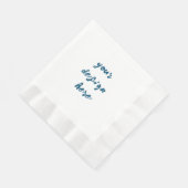 Serviette En Papier Personnaliser ou Customiser (Coin)