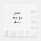 Serviette En Papier Personnaliser ou Customiser (Devant)