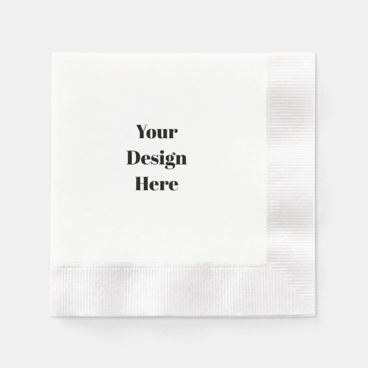 Serviette En Papier Personnaliser ou Customiser (Devant)