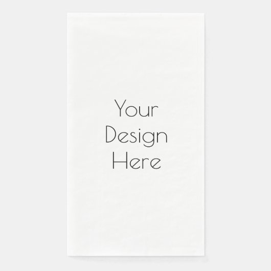 Serviette En Papier Personnaliser ou Customiser (Devant)