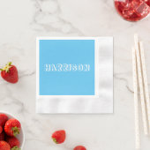 Serviette En Papier Personnaliser, personnalisation Anniversaire Nom, (En situation)
