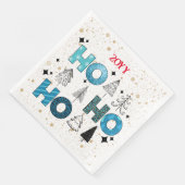 Serviette En Papier Personnaliser Santa Claus (Coin)