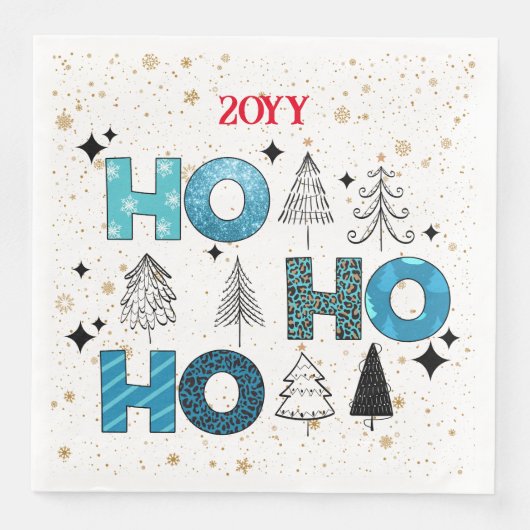 Serviette En Papier Personnaliser Santa Claus (Devant)