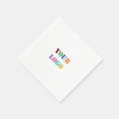 Serviette En Papier Personnalisez votre logo ou vos serviettes personn (Coin)