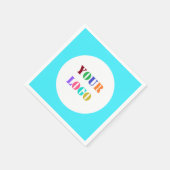 Serviette En Papier Personnalisez votre logo ou vos serviettes photo C (Coin)