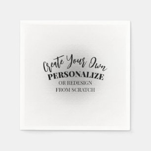 Serviette En Papier Personnalisez-vous