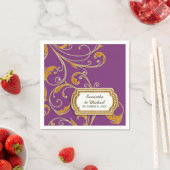 Serviette En Papier Personnalité de Glam Old Hollywood (En situation)