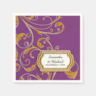 Serviette En Papier Personnalité de Glam Old Hollywood