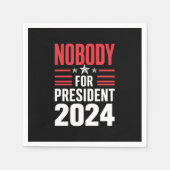 Serviette En Papier Personne pour le président 2024 Élections politiqu (Devant)