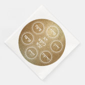 Serviette En Papier Pesach Seder et Dîner de Fête Festif (Coin)