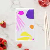 Serviette En Papier Pétales dans le papier à serviette (En situation)