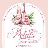 Serviette En Papier Pétales de teint féminin et nappe de prosecco