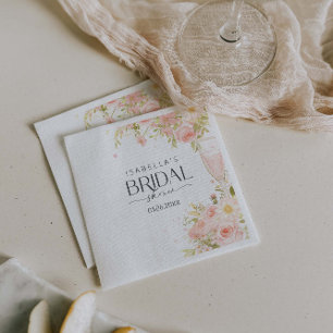Serviette En Papier Pétales Et Fête des mariées De Poursuites