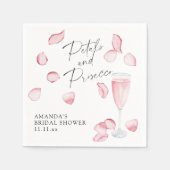 Serviette En Papier Pétales et Fête des mariées du ministère public (Devant)