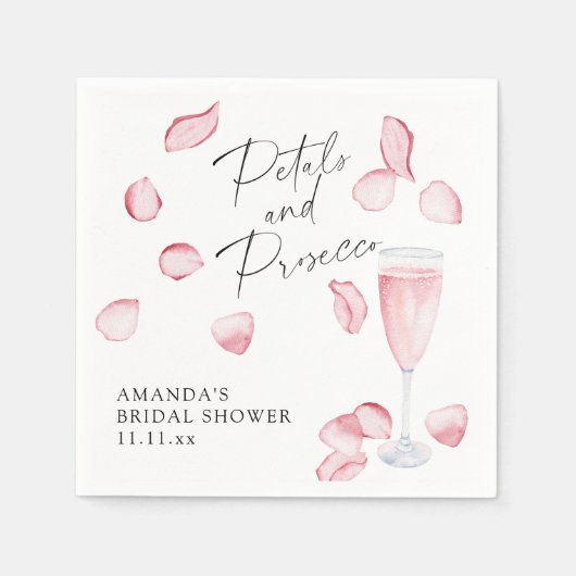 Serviette En Papier Pétales et Fête des mariées du ministère public (Devant)