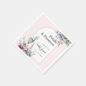 Serviette En Papier Pétales et Procuco Fête des mariées d'arc floral (Coin)