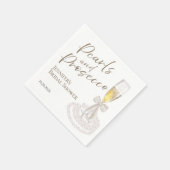 Serviette En Papier Pétales et procureurs | Fête des mariées de l'aqua (Coin)