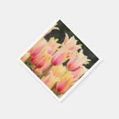 Serviette En Papier Pétales roses délicates (Coin)