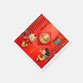 Serviette En Papier Pétards chinois traditionnels Rabbit Year PPN (Coin)