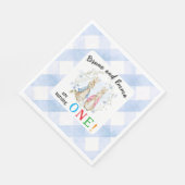 Serviette En Papier Peter et Flopsy tournent UN (Coin)