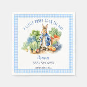 Serviette En Papier Peter lapin bébé baby shower imprimé (Devant)