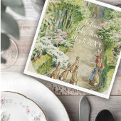 Serviette En Papier Peter le Baby shower du jardin du lapin