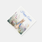 Serviette En Papier Peter le lapin Joyeux Pâques (Coin)