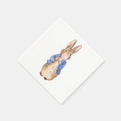Serviette En Papier Peter le lapin souffler une gomme à bulle blanche (Coin)