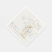 Serviette En Papier Peter le lapin Un Baby shower lapin (Coin)