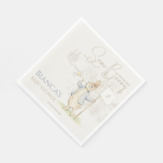 Serviette En Papier Peter le lapin Un Baby shower lapin (Coin)