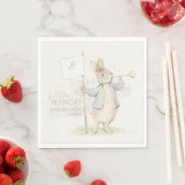 Serviette En Papier Peter le lapin Un Baby shower lapin (En situation)
