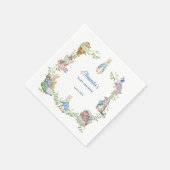 Serviette En Papier Peter Rabbit Baby Shower (Coin)
