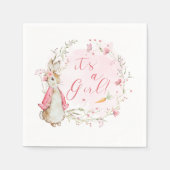 Serviette En Papier Peter Rabbit Bébé Fille Papier serviettes | Standa (Devant)
