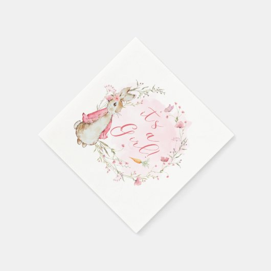 Serviette En Papier Peter Rabbit Bébé Fille Papier serviettes | Standa (Coin)