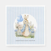 Serviette En Papier Peter Rabbit classique Baby shower garçon (Devant)