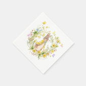 Serviette En Papier Peter Rabbit Fleur sauvage Papier pour bébé (Coin)