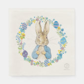 Serviette En Papier Peter Rabbit Flore de Pâques (Devant)
